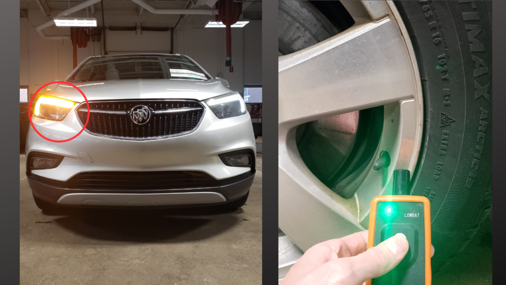 Relearn Tire Pressure Sensors Passenger Front